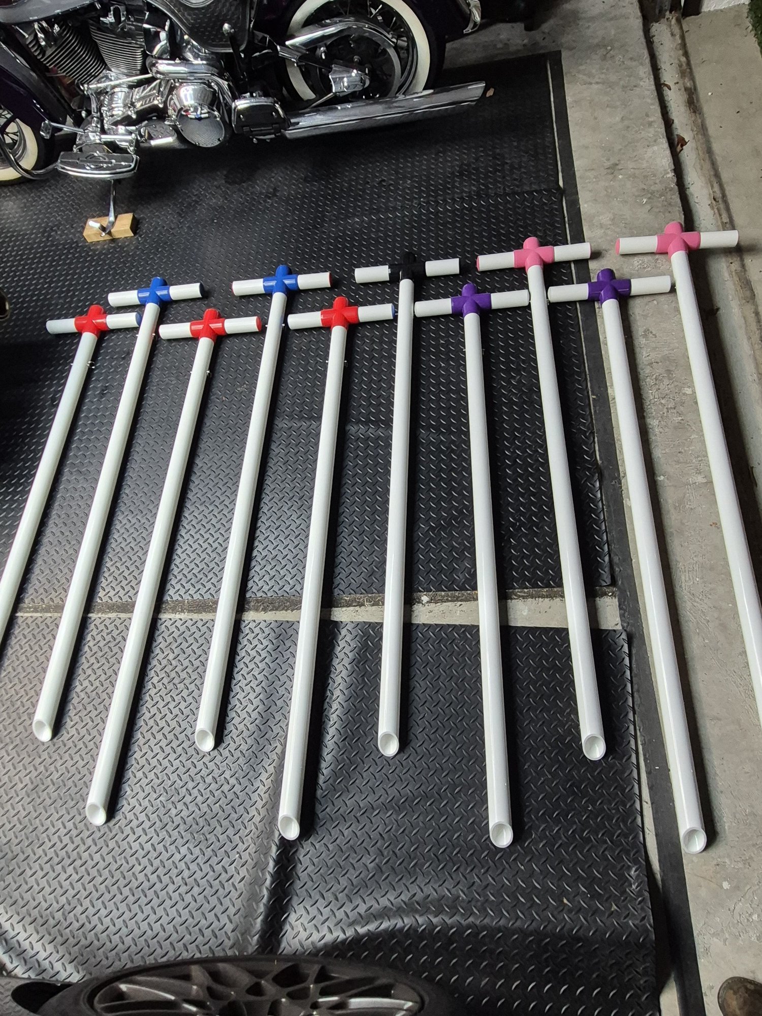 PIPE IT poles in custom colors